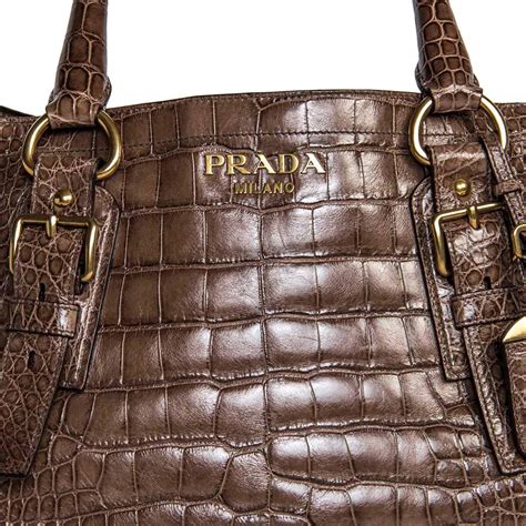 prada crocodile bag 1st dibs|authentic crocodile handbags.